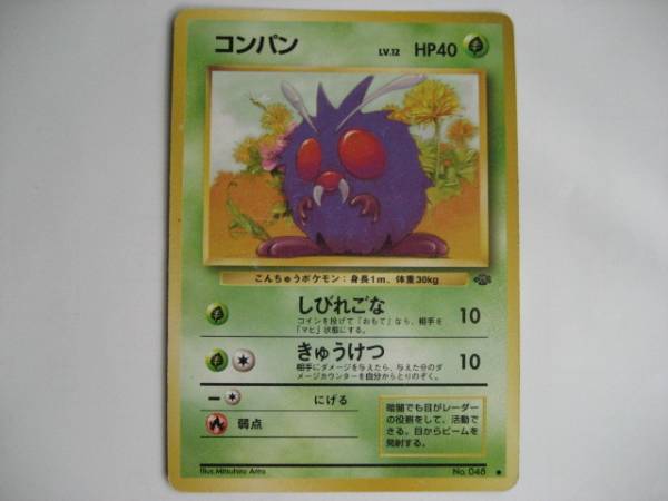 ポケモンカード 旧裏面 コンパン拍卖