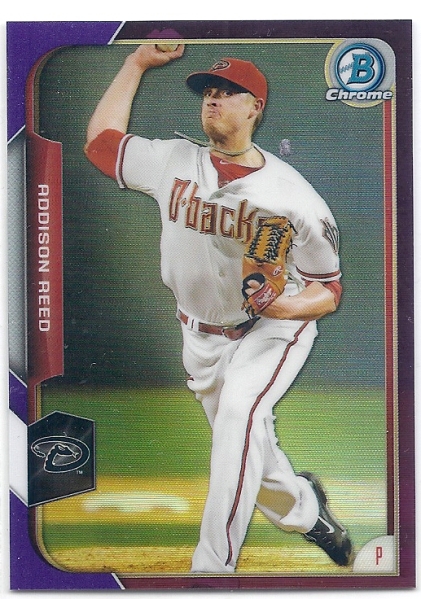 2015 Bowman Chrome Addison Reed Purple Refractor /250拍卖