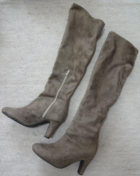 安い ロングブーツ サイズM スエード 可愛い レディース akskre n★拍卖