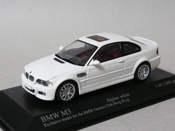 BMW M3 クーペ アルピナホワイト 2000 香港BMWオーナーズクラブ拍卖