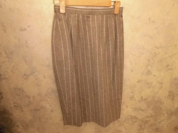 R.Deux(アールドゥ)ストライプステッチタイトスカート☆38拍卖