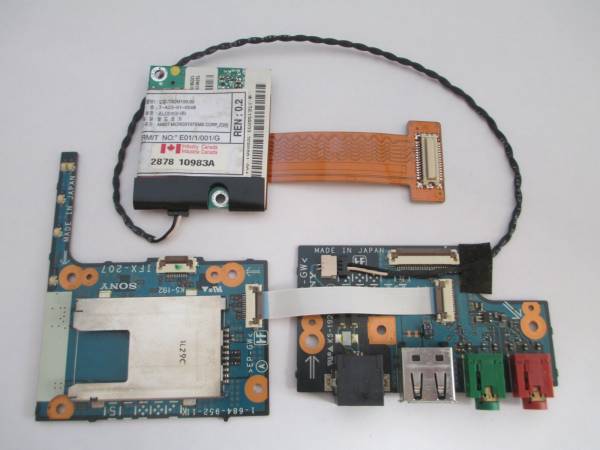 【VAIO】PCG-VX7/BDのモデム・オーディオとSDのサブボードセット拍卖
