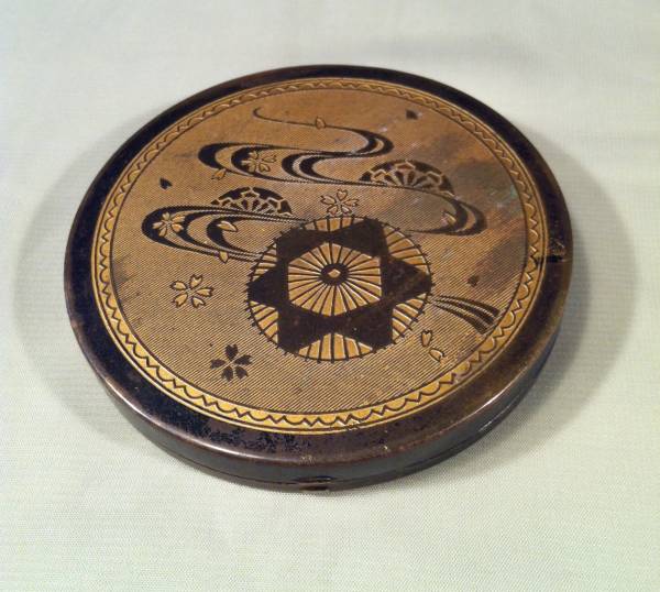 昔の化粧コンパクト 骨董 化粧道具 和柄拍卖