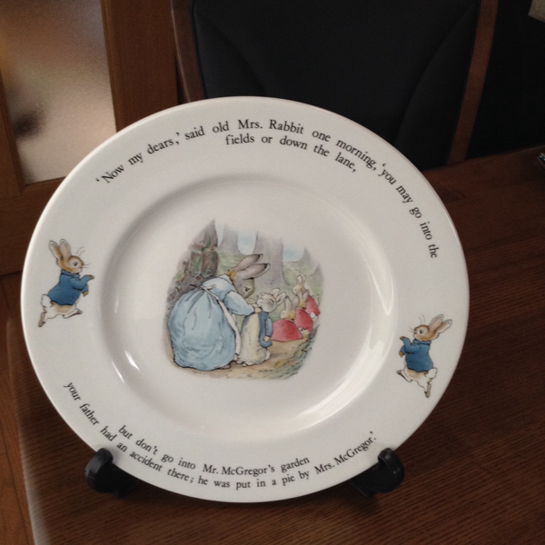 ウエッジウッド ピーターラビット プレート 径25cm 旧刻印拍卖