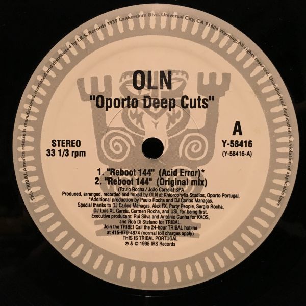 OLN / Oporto Deep Cuts EP拍卖