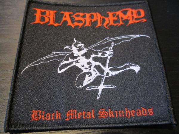 BLASPHEMY 刺繍パッチ ワッペン black metal / mayhem morbid拍卖