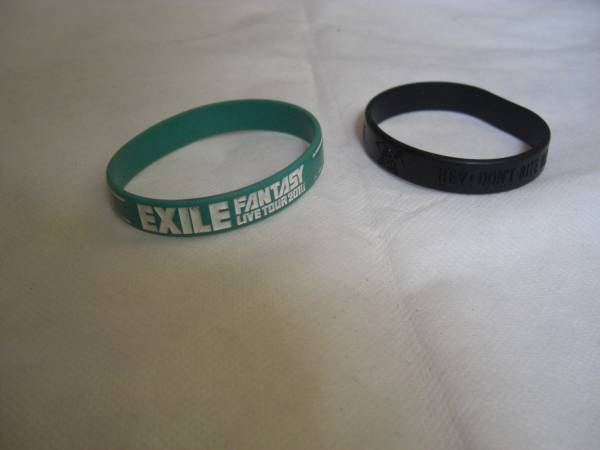 ★★EXILE FANTASY LIVE TOUR2010 シリコンブレス2本セット D66拍卖