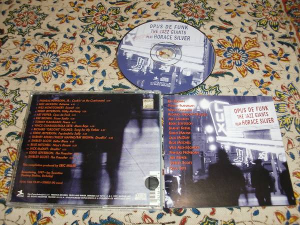 ホレス・シルヴァー楽曲集/ウエス/ペッパー/フラナガン/全16曲拍卖