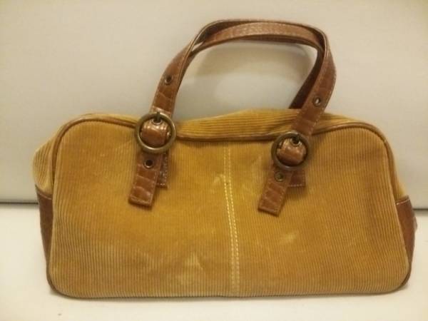 レア tasse tasse タスタス ハンドバッグ 日本製 コーデュロイ拍卖