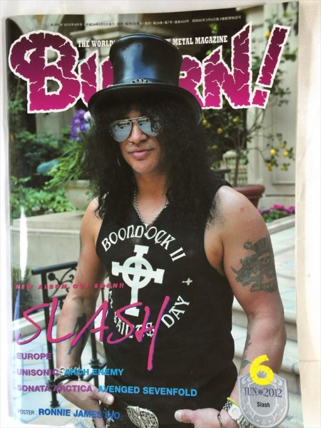 BURRN! バーン 2012年6月 SLASHソロ第2弾「APOCALYPTIC LOVE」 SKU20160327-017拍卖