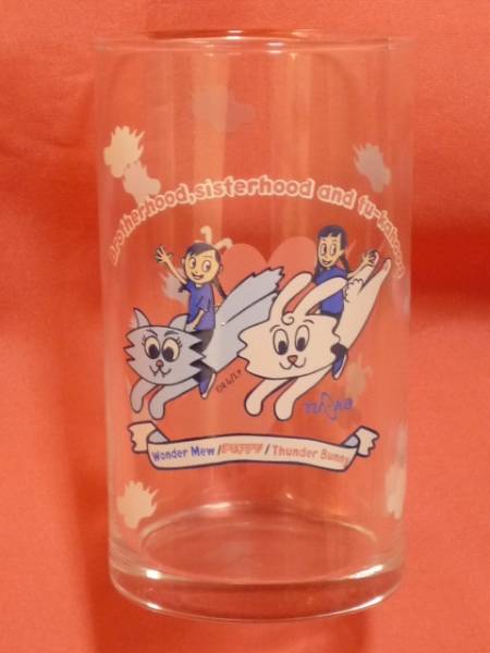 激レア!カワイイ♪ レトロ パフィー&サンダーバニー&ワンダーミュウ グラス (非売品)拍卖