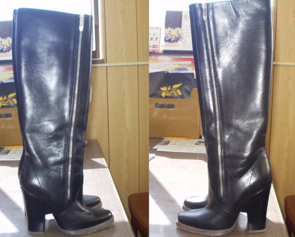 theyskens'theory ティスケンスセオリー ロングブーツ 中古品拍卖