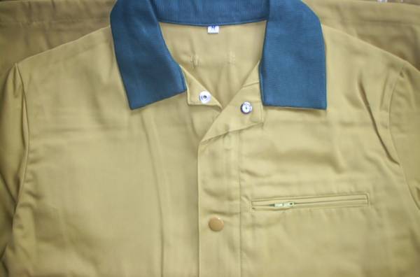 カラシ色【L】 長袖作業着・農作業着、10着セットで。新品未使用拍卖