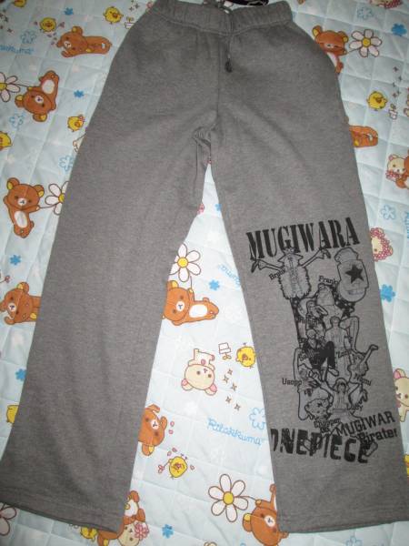 ◇新品!ワンピース裏起毛ボトムグレー麦わら140cm②◇拍卖