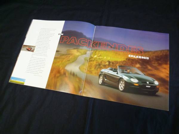 【¥800 即決】MG MGF E-RD18K型 専用 本カタログ ~ローバー・ドイツ発行 / 1995年 【当時もの】拍卖