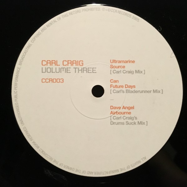 Carl Craig / Volume Three拍卖