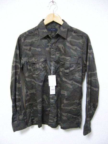 □RAGEBLUE/レイジブルー カモフラミリタリーシャツ/M☆新品拍卖