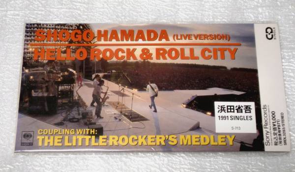 8cmCD 浜田省吾/HELLO ROCK & ROLL CITY (Live version)/未開封拍卖