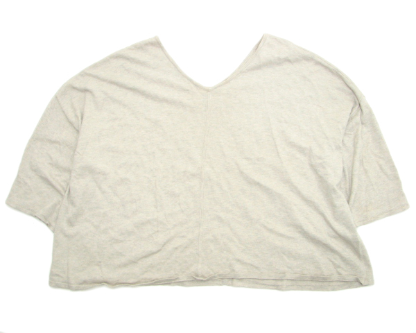 【green label relaxing】シルク混 カットソー オートミール ★ LT 古着 Tシャツ UNITED ARROWS拍卖