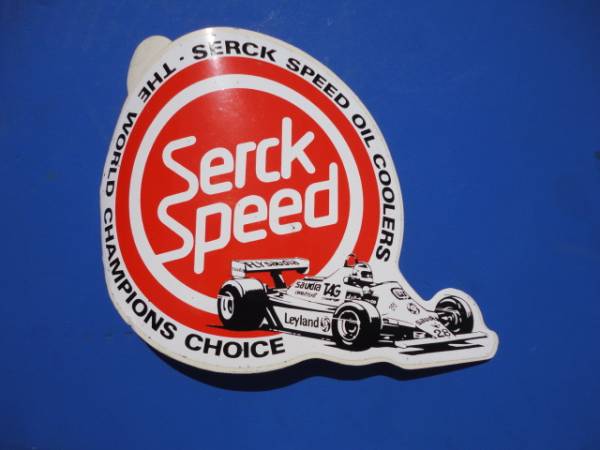 ☆SERCK SPEED☆ステッカー13×17センチ☆サークスピード☆オイルクーラー☆拍卖