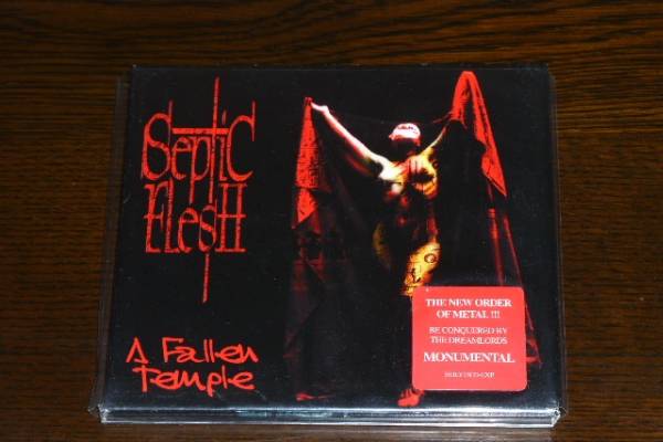 輸入盤 Septic Flesh /A Fallen Temple ギリシャのシアトリカル・デスメタルバンドの4th。1998作拍卖
