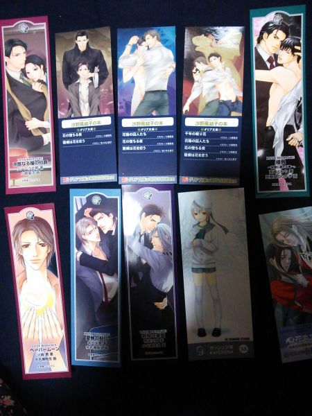 BL小説しおり10枚セット★水名瀬雅良/小路龍流/樹要/亜樹良拍卖