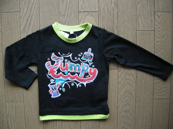 【新品】重ね着風長袖Tシャツ 100拍卖