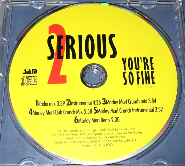 ★CDS★2 Serious/You're So Fine (Marley Marl Mix)★PROMO★レア★NEW JACK SWING★拍卖
