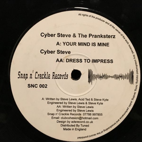 Cyber Steve & The Pranksterz / Your Mind Is Mine拍卖