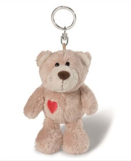 NICI ラブベア クマのマスコットぬいぐるみ《ブラウン》拍卖