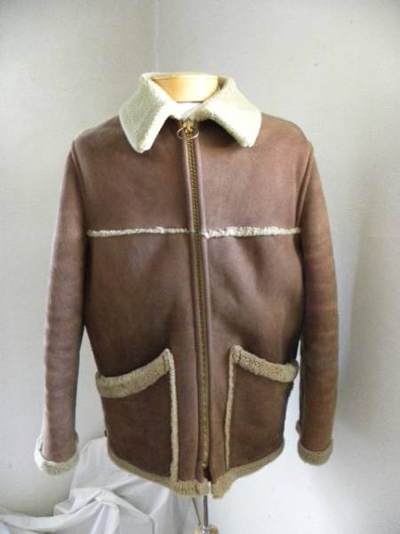 |o_o|Californian(1n)vintage本革ムートンジャケット160-175cm拍卖