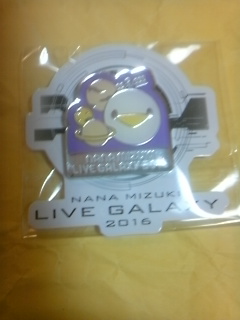 2016 LIVE GALAXYグッズ ピンズ Ⅲ 水樹奈々拍卖