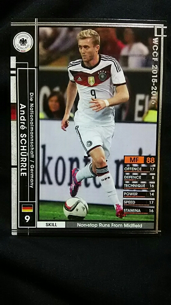 WCCF15‐16 黒 アンドレ・シュールレ ドイツ拍卖