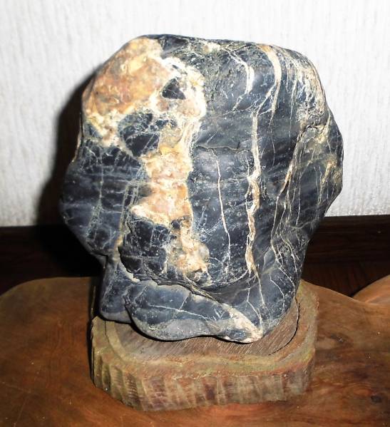 ★♪~【即決】天然鑑賞石、17㎝ 3.5㎏/盆石~♪拍卖