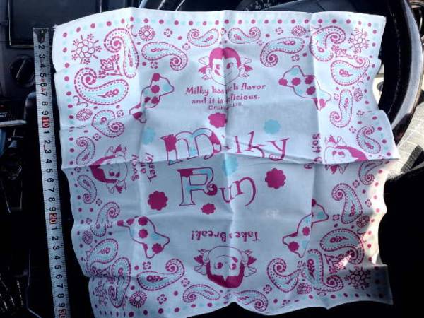 非売品☆ペコちゃん☆バンダナ☆ホワイト☆残1拍卖