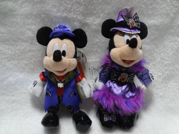 TDLヌイグルミバッジ ミッキー・ミニーハロウィン2016拍卖