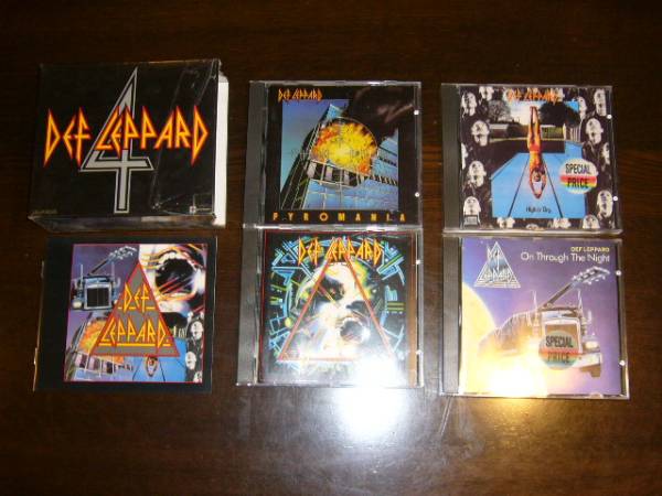 輸入盤 DEF LEPPARD /4 LIMITED EDITION COLLECTORS CD SET拍卖
