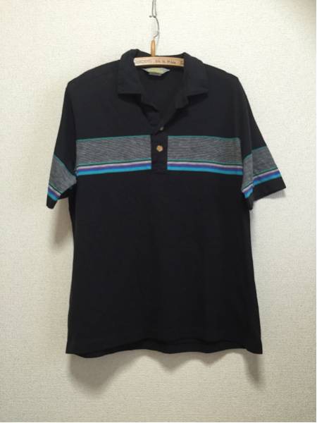 USAヴィンテージ80s90s ポロシャツ FAST BREAKERS 半袖ポロシャツ 紺拍卖
