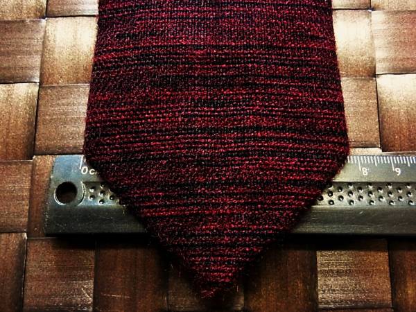 yW0301【人気ウール】良品 手織り模様のネクタイ拍卖