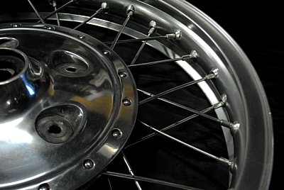 19インチ アルミHリム アルミリム 19インチ リム幅2.5 36個穴 SR400 SR500 ヴィンテージ チョッパー ボバー拍卖