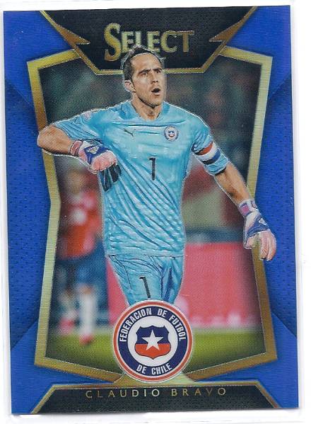 2015 Select Soccer Claudio Bravo Blue Prizm /299拍卖