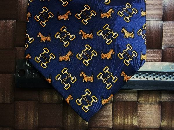 【良品】y6127犬・シュナウザー/ネクタイ★拍卖