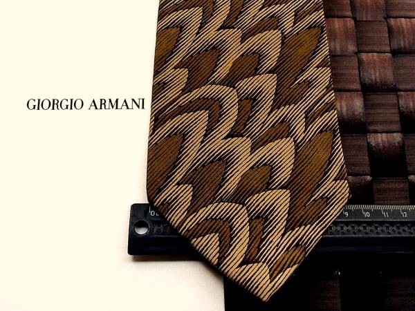 【良品】y6274ジョルジオ・アルマーニのネクタイ●拍卖