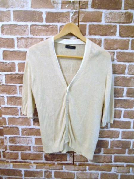 □RAGEBLUE/レイジブルー 7分袖 ニットカーディガン/メンズ/M拍卖