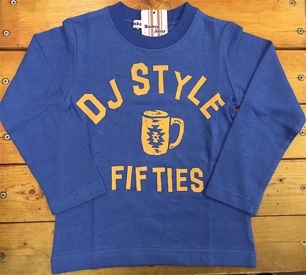 ちょいB品 新品タグ付 Donkey Jossy ドンキージョシー 男児★英字柄 子供 長袖Tシャツ★100cm(3-4才目安)¥1650拍卖