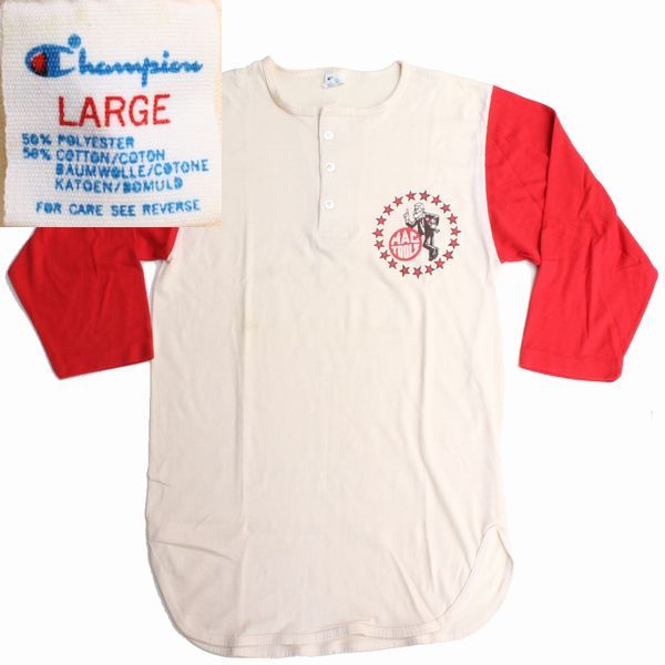 (22137)希少80'S Vintage チャンピオンTシャツMACTOOLSマックツールズUSA製L拍卖