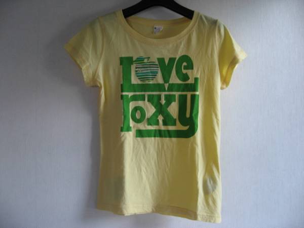 ROXY ロキシー Tシャツ プリントT★ビーチ 海 海外 旅行 トラベル ヨガ ジム カットソー ビーチ拍卖