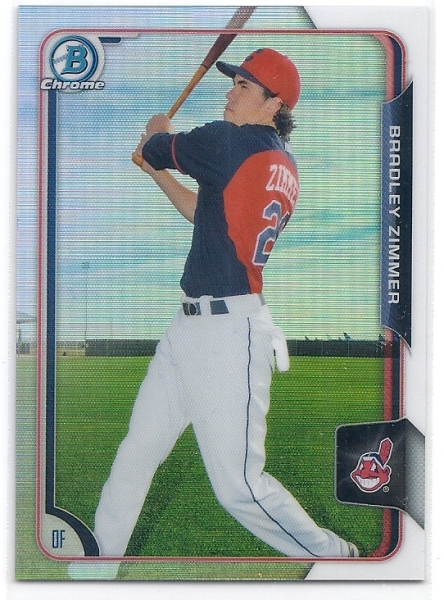 2015 Bowman Chrome Bradley Zimmer Refractor /499拍卖