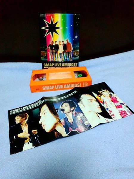 ☆SMAP【VHSビデオ~貴重VHSオリジナルケース付】スマップLIVE AMIGOS!香取草彅稲垣中居木村拍卖