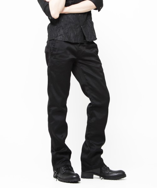 新品未使用MLB197 w44日本製Made in Japan【MURDER LICENSE TCストレートチノパンツブラック】【Black by VANQUISH 】メンズ 紳士拍卖